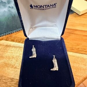 Montana Silversmiths Cowboy Boot Earrings